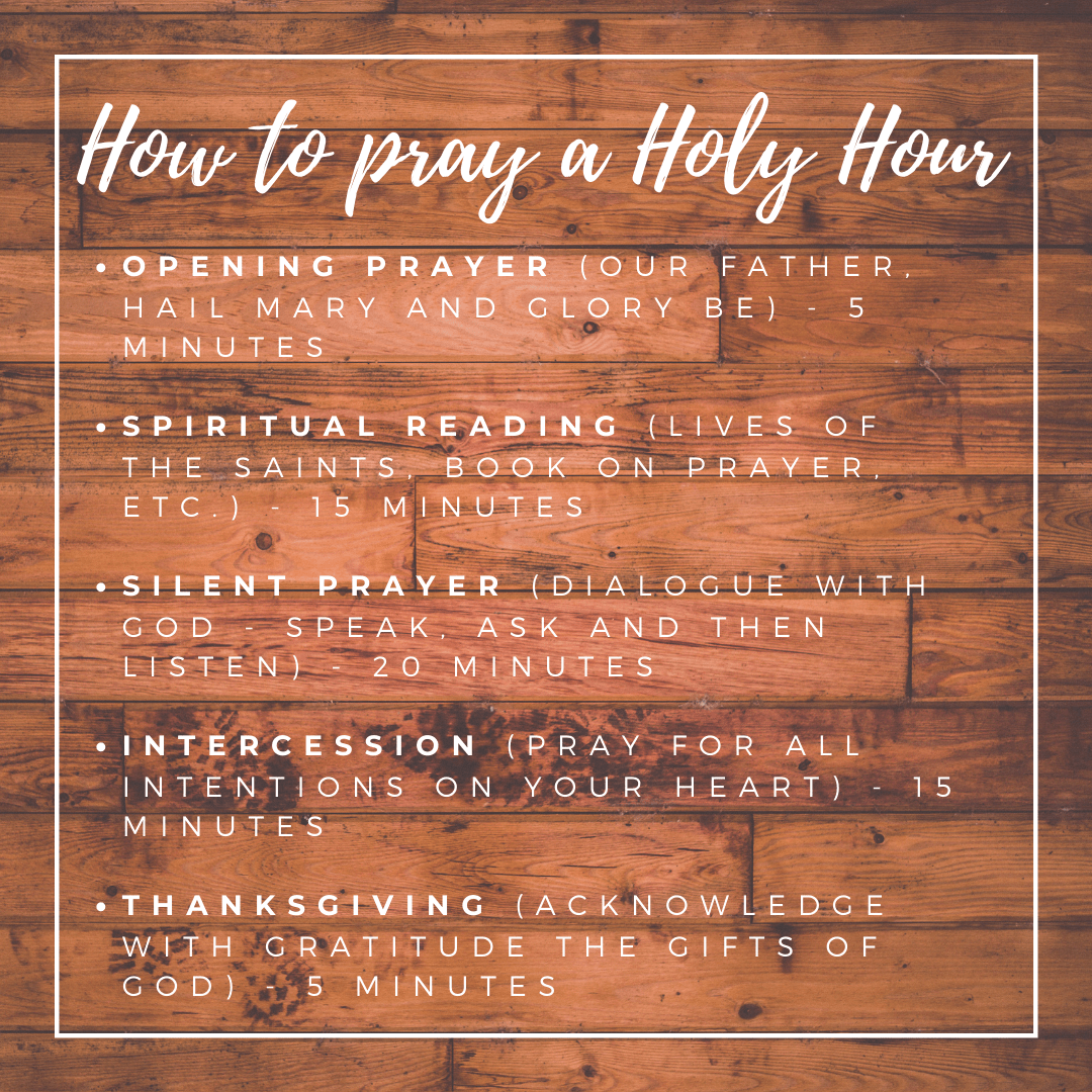 YA-How to pray a holy hour