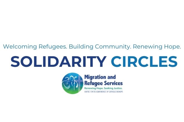 solidarity circles, logo, welcome circle, immigrant, refugee